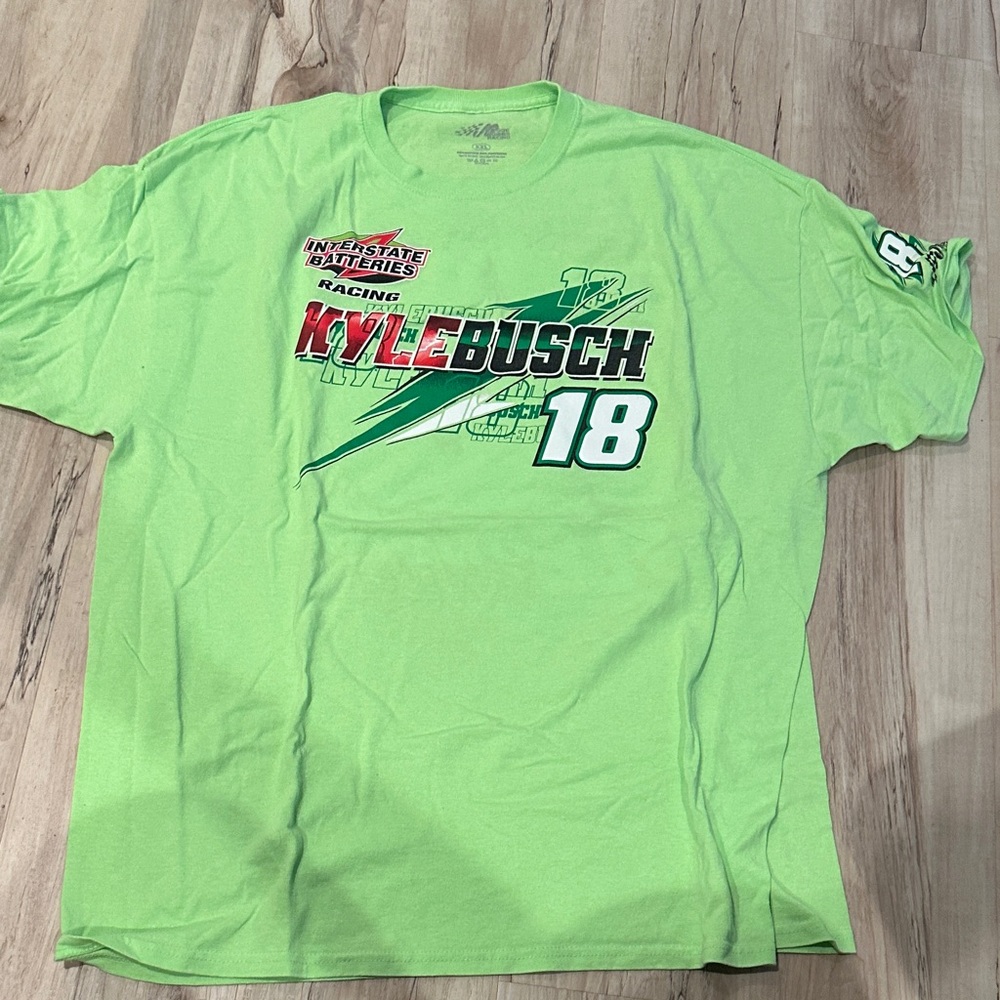 Green Kyle Busch Racing T-Shirt